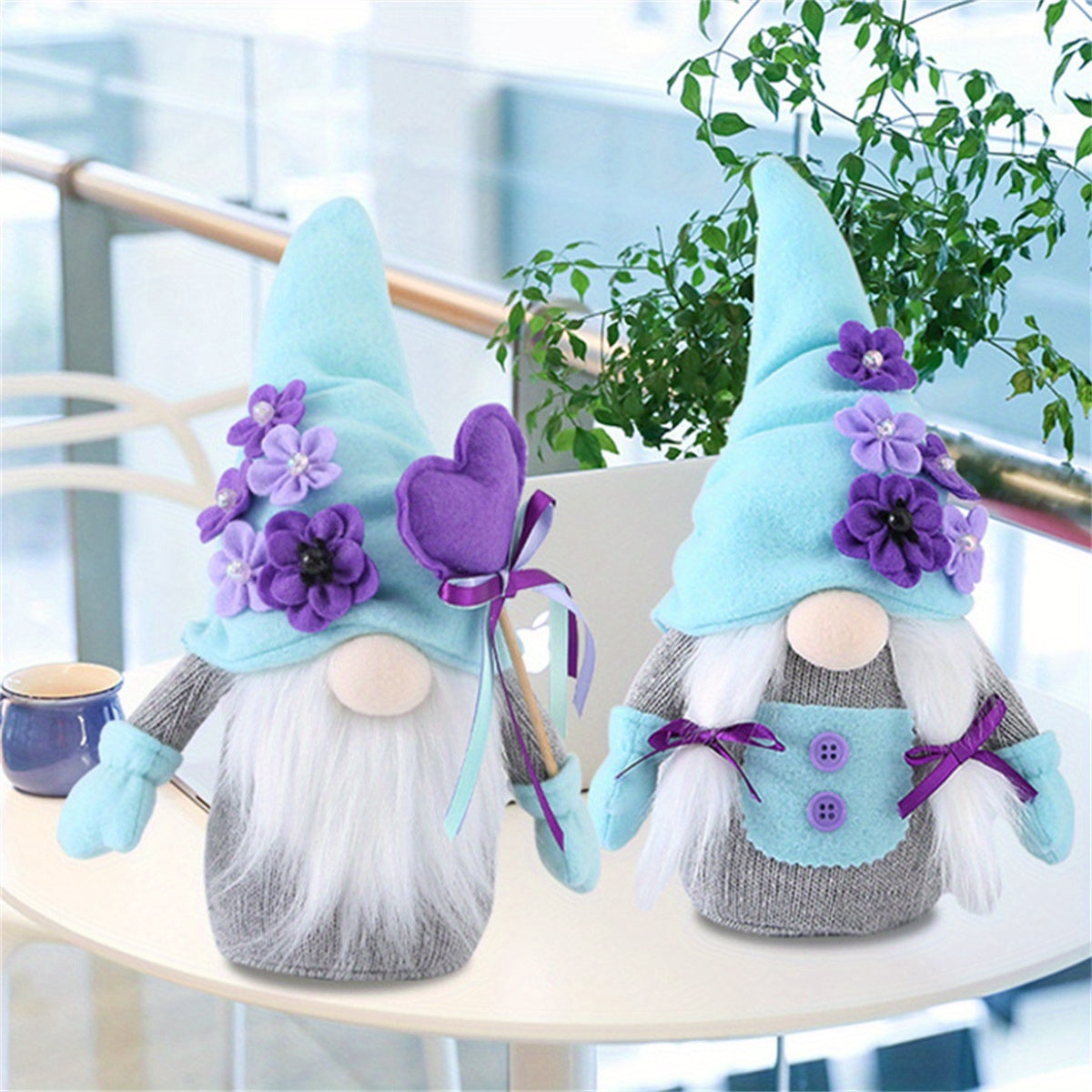 Mother's Day Gnome Decorations 3D Flower Scandinavian Nisse Collectible Dolls Ornaments for Home Mother's Day Gnome Decorations 3D Flower Scandinavian Nisse Collectible Dolls Ornaments for Home